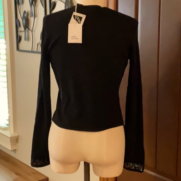 MODA INTL SILK & CASHMERE CARDIGAN - Picture 2 of 3